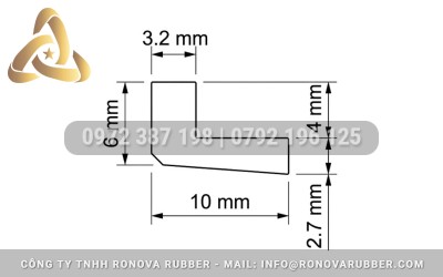 Báo Giá Ron Cao Su Chữ L EPDM Khu Vực Miền Nam