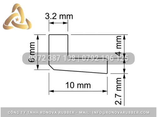 Báo Giá Ron Cao Su Chữ L EPDM Khu Vực Miền Nam