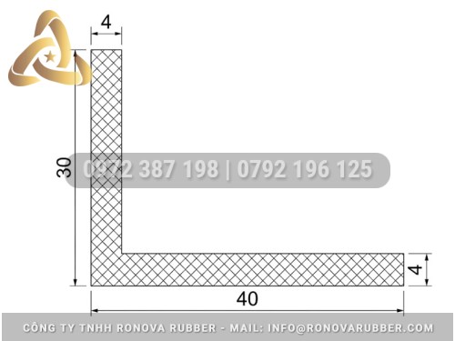 Gia Công Ron Cao Su Chữ L Theo Mẫu Có Sẵn Ở Sóc Trăng