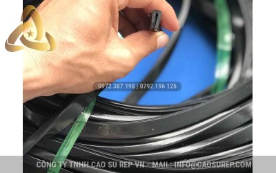 Ron Cao Su Chữ U Chèn Khe Cửa Khe 1ly, 1.5 ly, 2.5 ly, 3 ly