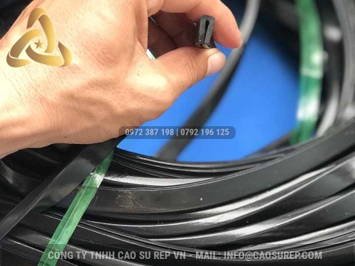 Ron Cao Su Chữ U Chèn Khe Cửa Khe 1ly, 1.5 ly, 2.5 ly, 3 ly