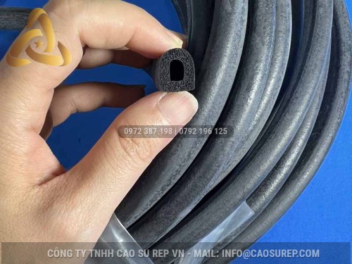 Địa Điểm Cung Cấp Ron Cao Su Xốp EPDM Chữ D Chống Thấm, Chống Ồn