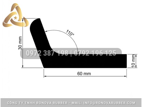 Ron Silicon Chữ L 5mm, 10mm, 15mm, 20mm Có Sẵn