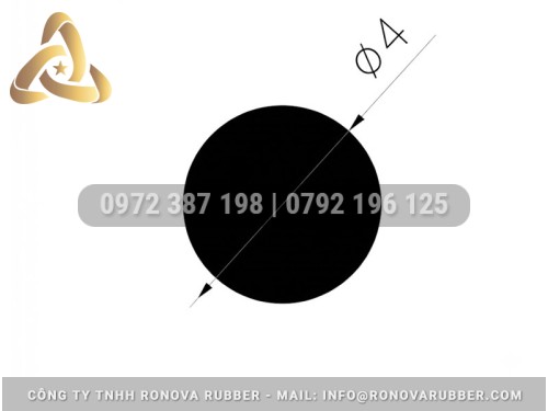 Gioăng Cao Su Tròn Phi 1, Phi 2, Phi 3, Phi 4, Phi 5, Phi 6mm – Đa Dạng Kích Thước