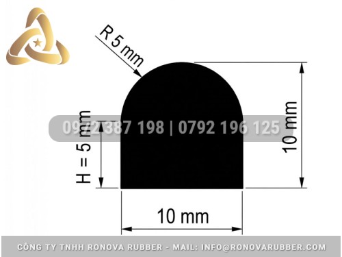 Gioăng Silicon Xốp Cho Tủ Hấp Cơm Công Nghiệp