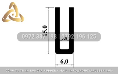 Báo Giá Gioăng Cao Su Chữ U Khe 3mm Mới Nhất