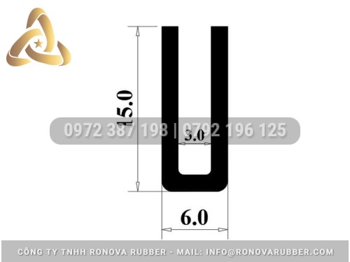 Báo Giá Gioăng Cao Su Chữ U Khe 3mm Mới Nhất