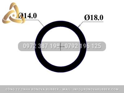 Mua Ống Cao Su Đen 14x18 Uy Tín Tại Cao Su Ronova