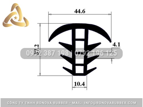 Ron Cao Su EPDM Dùng Cho Điện Mặt Trời Cao Su Ronova