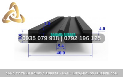 Cung Cấp Gioăng Cao Su Chữ U Đen Uy Tín