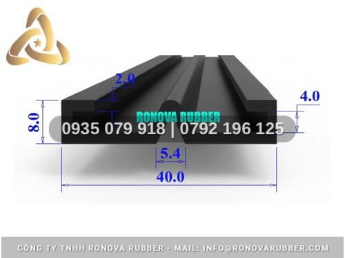 Cung Cấp Gioăng Cao Su Chữ U Đen Uy Tín