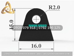 Ron Cao Su Chất Lượng Cao Dạng Chữ D 16x15