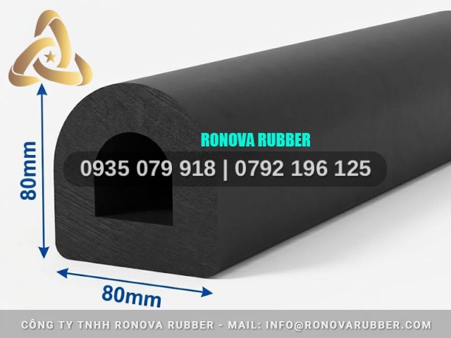 Ron cao su chữ D ứng dụng thiết bị hấp sấy 80x80