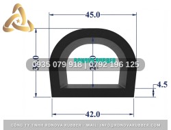 Ron Cao Su Dẻo Dai Dạng Chữ D 42x35