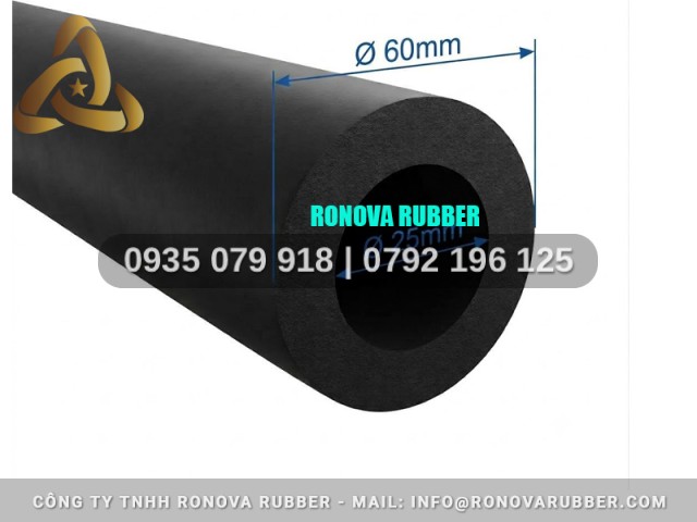 Sản xuất ron cao su hình tròn theo yêu cầu 25x60