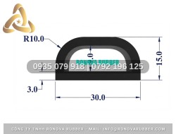 Sợi Ron Cao Su Bền Đẹp Chữ D 30x15