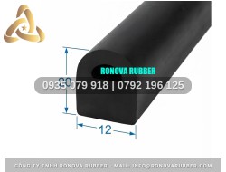 Báo giá dây ron cao su thùng đông lạnh chữ D 12x20