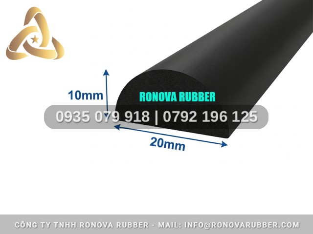 Cuộn gioăng đúc cao su chữ D 20x10