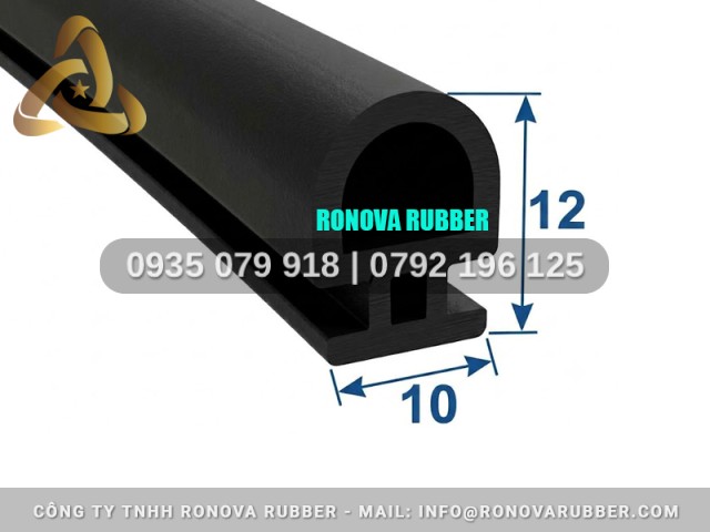 Dây ron cao su chuyên dụng thùng đông lạnh chữ D 10x12