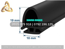 Dây ron cao su Ronova chữ D 10x19