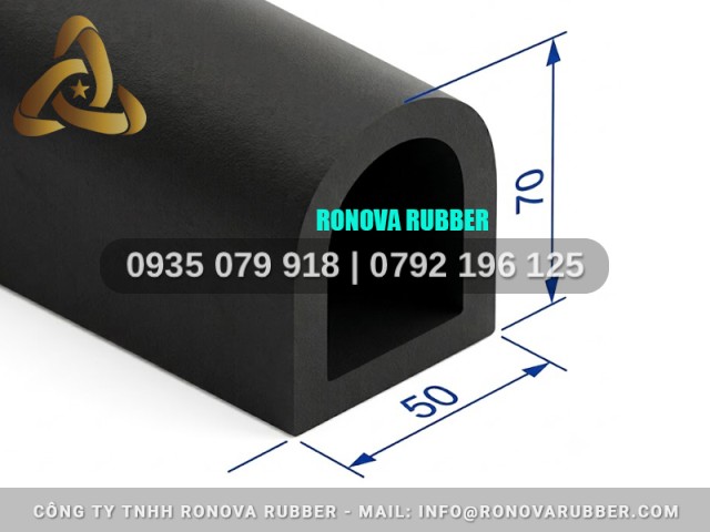 Phụ kiện gioăng cao su hệ nồi áp suất chữ D 50x70