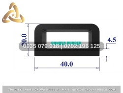 Ron Cao Su Hình Chữ D Gia Công Tỉ Mỉ 40x20