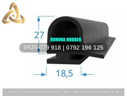 Sợi gioăng cao su chữ D 18.5x27