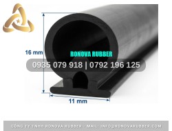 Sợi gioăng cao su Ronova chữ D 11x16