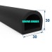 Thanh ron cao su lắp cửa thùng xe tải chữ D 30x30