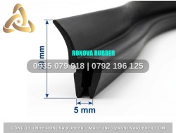 Dải nẹp cao su tủ điện 5x20
