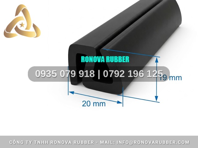 Gioăng chữ H cho thùng đông lạnh 20x19