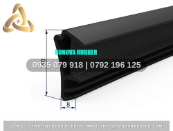 Nẹp chữ H cho cửa công nghiệp 8x40