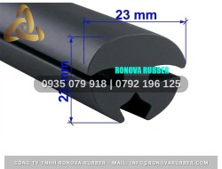 Nẹp chữ H cho thiết bị và cửa chuyên dụng 23x23