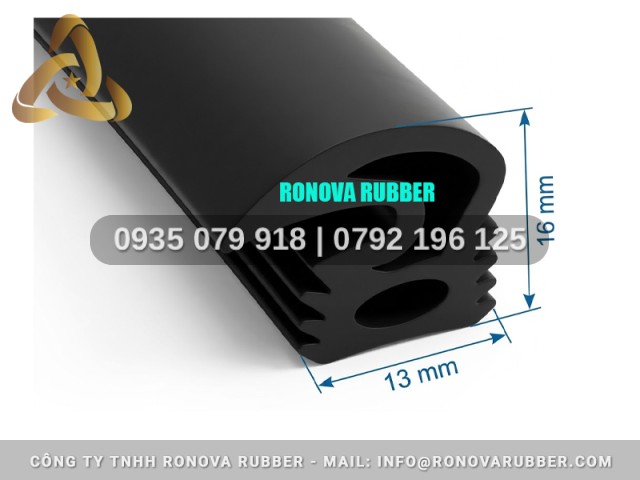 Nẹp chữ H dùng cho cửa tủ điện 13x16