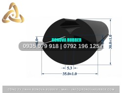 Ron Cao Su Phân Phối Sỉ Lẻ Chữ H 35x30x5.3