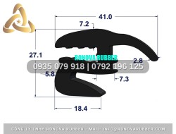 Ron Cao Su Thường Đáp Ứng Nhanh Dạng Chữ H 41x27.1x2.8
