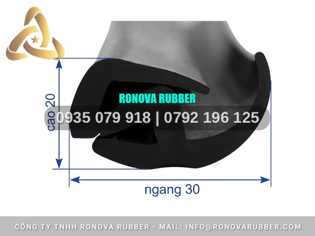 Ron chữ H dùng cho vách và tấm ghép 30x20