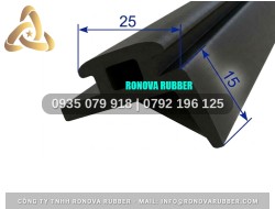 Báo giá ron cao su chữ l 15x25