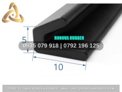 Gioăng chữ l bọc cạnh 10x5