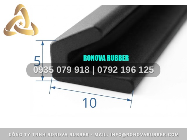 Gioăng chữ l bọc cạnh 10x5