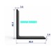 Gioăng Định Hình Bằng Cao Su Kiểu Chữ L 80x80x3