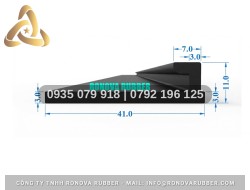 Ron Cao Su Cao Cấp Hình Chữ L 40x11x3