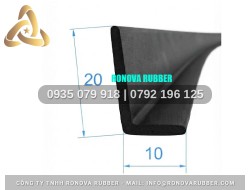 Ron cao su chữ l epdm 10x20