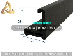 Ron nẹp chữ l chống va đập 25x25