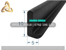 Ron silicone chữ l 10x5