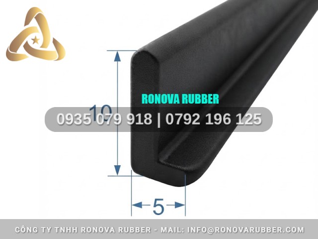 Ron silicone chữ l 10x5