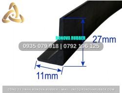 Xưởng sản xuất ron cao su chữ l 11x27