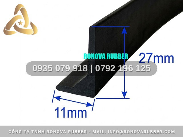 Xưởng sản xuất ron cao su chữ l 11x27
