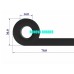 Gioăng Cao Su Cấu Tạo Tiết Diện Dạng Chữ P 70x30x8