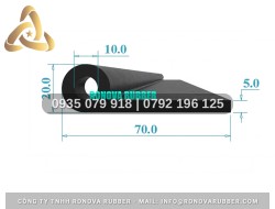 Ron Cao Su Cung Ứng Mức Giá Sỉ Chữ P 70x20x5